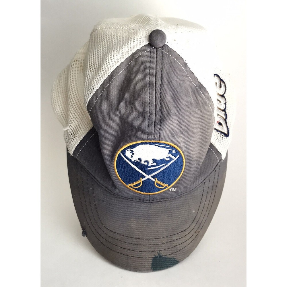 Buffalo Sabres NHL Labatt Blue Beer Mesh Snap Back Truckers Hat
